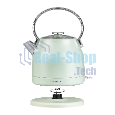 Чайник электрический Galaxy Line GL 0333, мятный, металл, 2200 Вт, 1,5 л