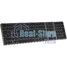 Клавиатура беспроводная Oklick K867W (2002130), USB, Bluetooth/Радиоканал, серый/черный