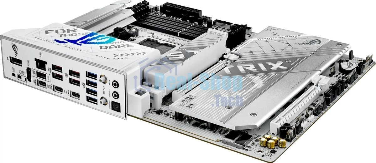 Материнская плата ASUS ROG STRIX X870-A GAMING WIFI, AM5, AMD X870, 4xDDR5, 2xSATA, 4xM.2, 1xPCI-E 4.0 x4, 1xPCI-E 5.0 x16, 1xHDMI, 1xDP, 1x 2.5Gb LAN, 4xUSB-A 3.2 Gen 1, 5xUSB-A 3.2 Gen 2, 1xUSB-C 3.2 Gen 2, 2xUSB4, 2x3.5 мм, 7.1, ATX