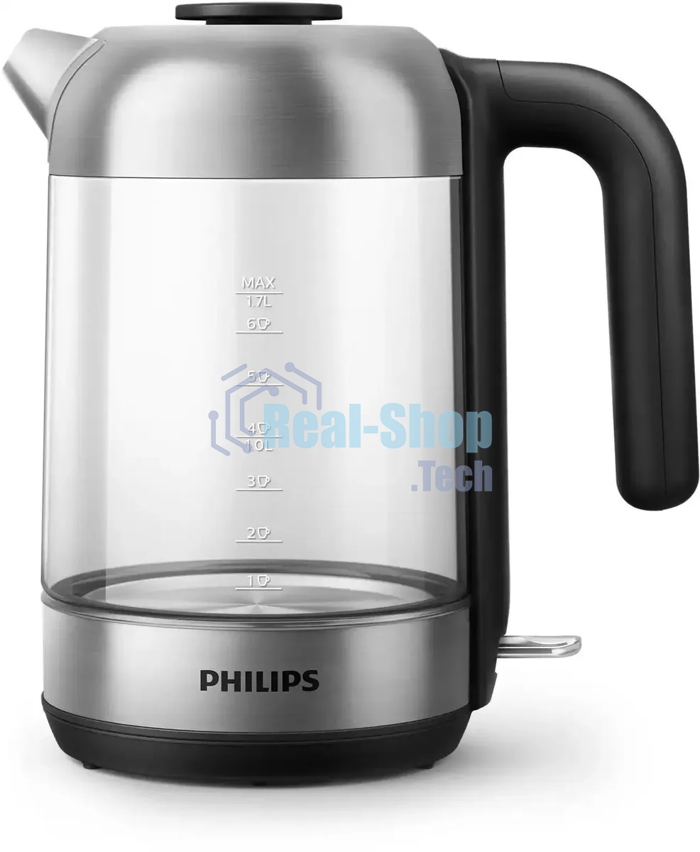 Чайник электрический Philips HD9339/80 1.7л. 2200Вт прозрачный (корпус: стекло)