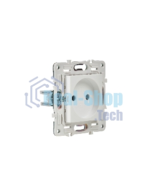 Розетка SKANDY 10А без заземл. без защ. шторок SK-R02W арктич. бел. IEK SK-R10-10-K01