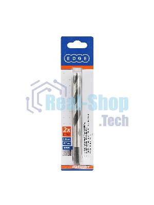 Сверло EDGE by PATRIOT по дереву спиральное 12 мм, W-образная заточка, 1 шт в блистере