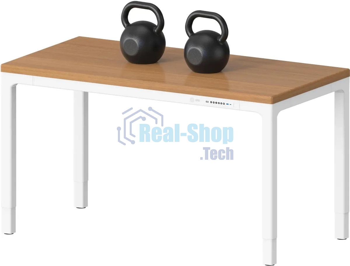 Стол компьютерный Cactus CS-ET-WWD столешница МДФ, белый дуб молочный каркас белый