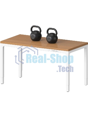 Стол компьютерный Cactus CS-ET-WWD столешница МДФ, белый дуб молочный каркас белый