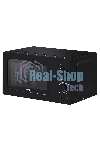 Микроволновая печь BBK 20MWS717MB черный, 20 л, 700 Вт, переключатели - поворотный механизм
