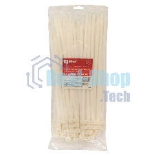 Хомут кабельный 7.2х300 нейл. бел. (уп.100 шт) EKF plc-c-7.2x300