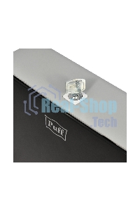 Диспенсер бумажных полотенец Puff-5145Bl черный, с замком, ABS-пластик