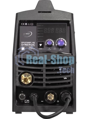 Сварочный полуавтомат Aurora SPEEDWAY 165 SYNERGIC инвертор TIG/МIG/МAG/MMA/FCAW, 6.2 кВт