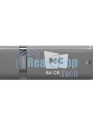 Флешка USB MORE CHOICE МФБ64 Grey (4620202558930), 64GB, USB 3.0, R/W 25/15, серый