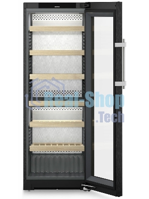 Винный шкаф Liebherr WPbsi 5052-20 001 черная нерж. сталь, 320 л, 2 отсека, 131 бут., класс A
