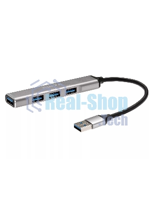 Переходник USB 3.0 -->USB3.0+3 USB2.0, Aluminum Shell, 0.2м Telecom TA308U