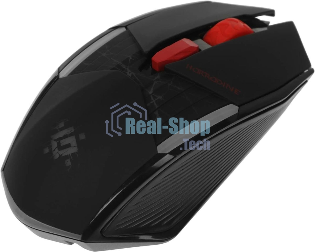 Мышь беспроводная Defender Horrodine GM-237 черный, 3200 dpi, радиоканал, USB, кнопки - 6