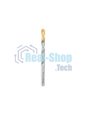 Набор сверл по металлу Denzel 2-8мм, Р6М5-TiN, Golden Tip, 6 шт 723000