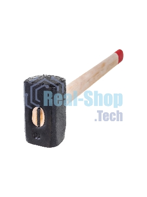 Кувалда Сибртех 6000 г, кованая головка, деревянная рукоятка 650 мм