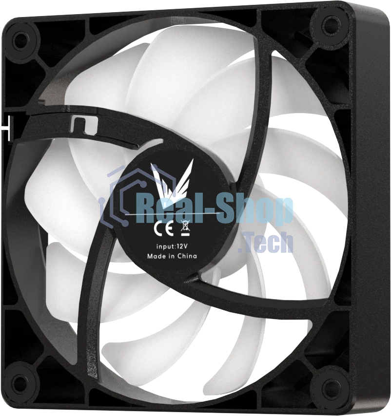 Вентилятор для корпуса Formula PA120R Reverse ARGB 120х120x25 черный 4-pin 28.8дБ (PA120R BLACK) Ret