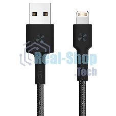 Кабель USB ZMI USB cable (MFi certified 200cm PP braided Lightning cable) черный