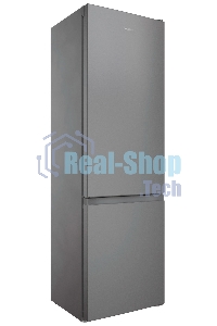 Холодильник Hotpoint HT 4200 S серебристый двухкамерный 247/78л морозилка снизу, No Frost