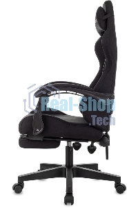 Кресло игровое Zombie Shadow черный Neo Black с подголов. крестов. пластик подст. для ног пластик черный