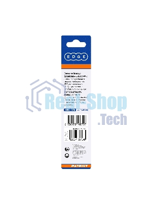 Сверло EDGE by PATRIOT по дереву спиральное 12 мм, W-образная заточка, 1 шт в блистере