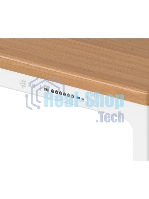 Стол компьютерный Cactus CS-ET-WWD столешница МДФ, белый дуб молочный каркас белый