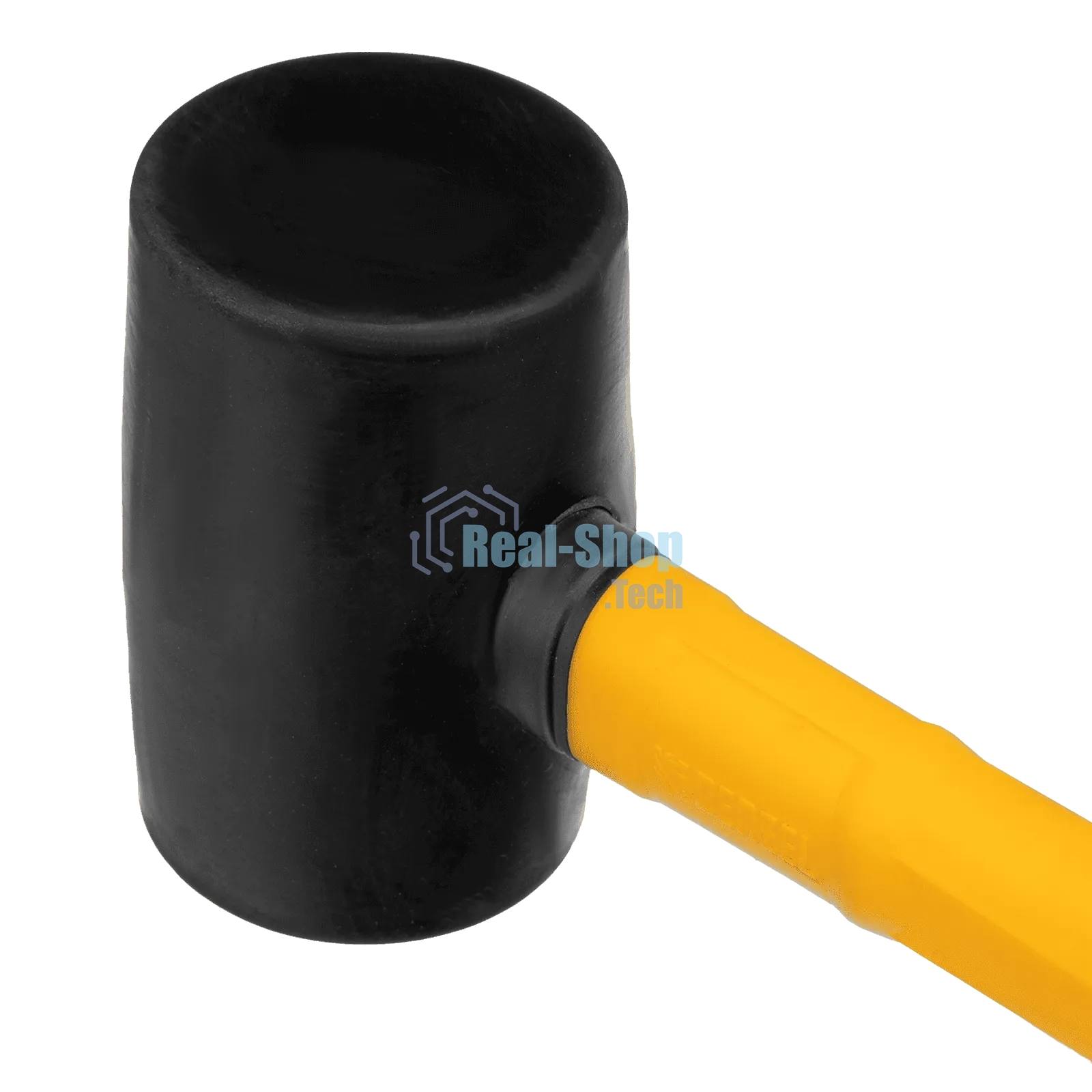 Киянка резиновая Denzel 225 г, черная, фибергласовая рукоятка c TPR покрытием