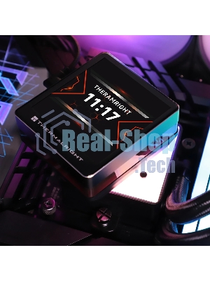 Система жидкостного охлаждения Thermalright Grand Vision 360 ARGB Soc-AM5/AM4/1151/1200/2066/2011/1700 черный 4-pin 29.6dB Al LCD Ret (G-VISION-360-BL-ARGB)