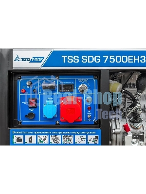 Генератор ТСС SDG 7500EH3A 7.5кВт