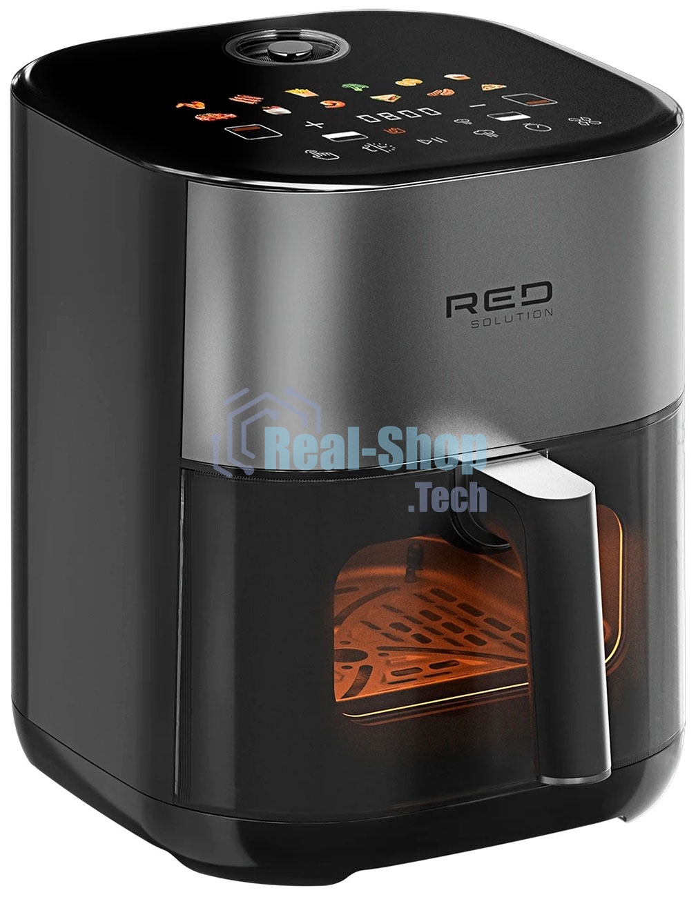 Аэрогриль Red Solution PURE STEAM WS270 черный/серый, 2100 Вт, 6 л, сенсор, 12 программ
