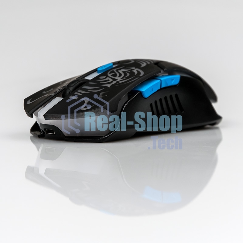 Мышь беспроводная Dialog Gan-Kata MRGK-12UR черный, 1600 dpi, радиоканал, USB, кнопки - 6