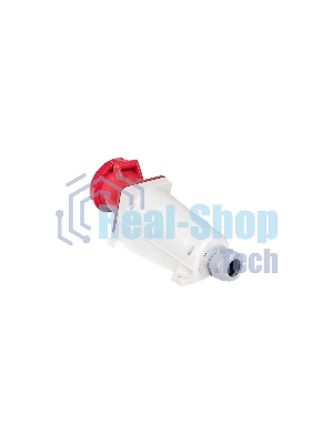 Розетка стационарная наружная EKF 134 ps-134-63-380 63А 380 В 3P+РЕ IP67