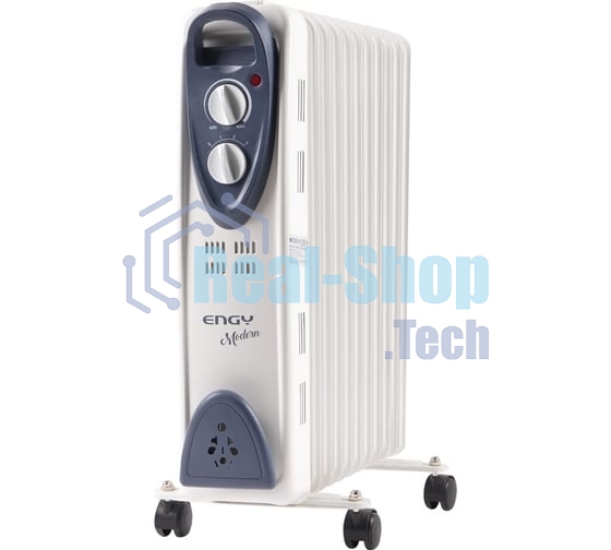 Обогреватель масляный ENGY EN-2211 Modern (11 секций) белый, 2500 Вт, 25 м2, термостат