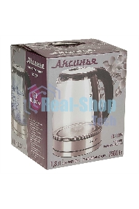 Чайник электрический АКСИНЬЯ КС-1019 черный