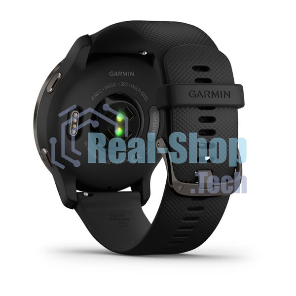 Смарт-часы Garmin Venu 2 AMOLED корп.черный рем.черный (010-02430-11)