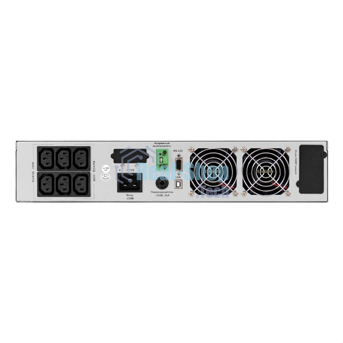Источник бесперебойного питания On-line ExeGate PowerExpert ULS-3000.LCD.AVR.6C13.USB.RS232.SNMP.BC.2U 3000VA/3000W, On-Line, PF=1, LCD, 6*C13, RS232, USB, SNMP-slot, встроенные батареи 12V 7.2Ah - 6шт, батарейный коннектор, подключение до 4 внешних батарейных блоков 72В, Rackmount 2U/Tower, металлический корпус, черный