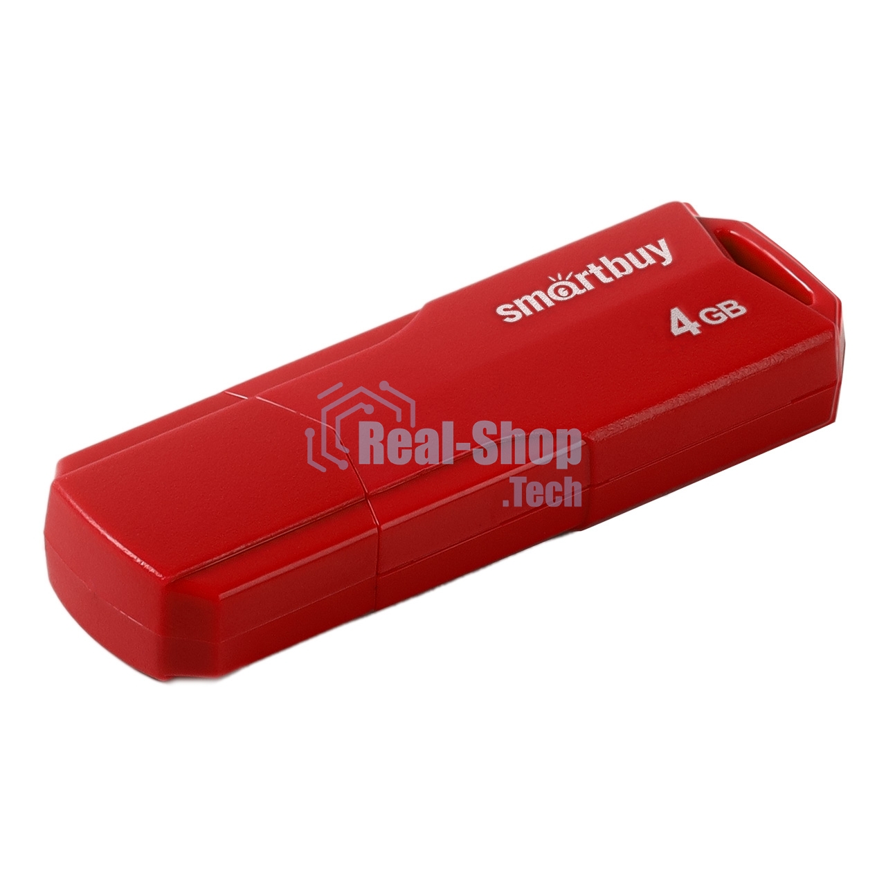 Флешка USB Smartbuy R/W 4 Gb,CLUE красный (SB4 GbCLU-R)