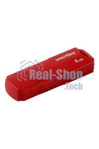 Флешка USB Smartbuy R/W 4 Gb,CLUE красный (SB4 GbCLU-R)