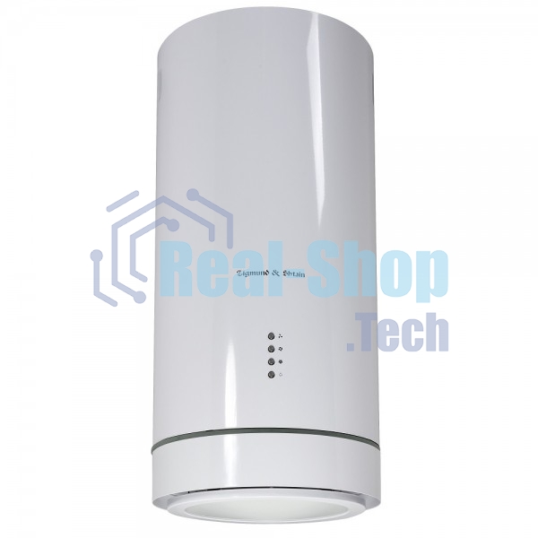 Вытяжка каминная Zigmund & Shtain K 013.4 W белый, 38 см, 1200 куб. м/ч, 74 дБ