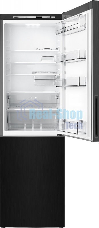 Холодильник Atlant ХМ-4624-151 черный металлик двухкамерный 228/119л морозилка снизу