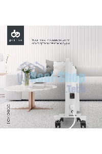 Конвектор Domfy DCW-CH1015 белый, 1500 Вт, 20 м2, термостат