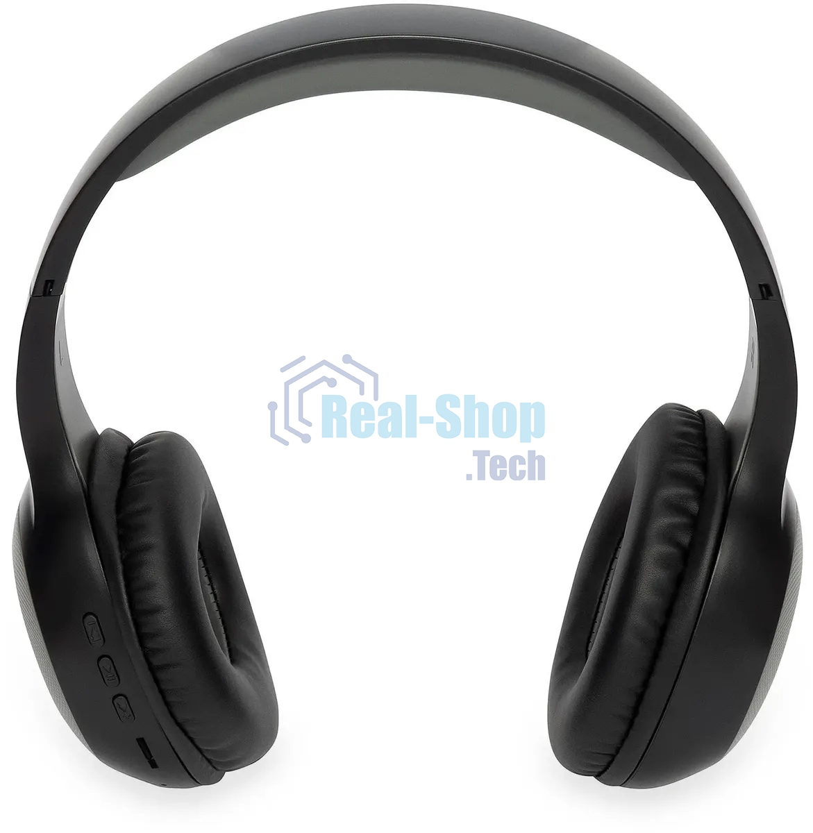 Гарнитура накладные Digma BT-15 черный/серый беспроводные bluetooth оголовье