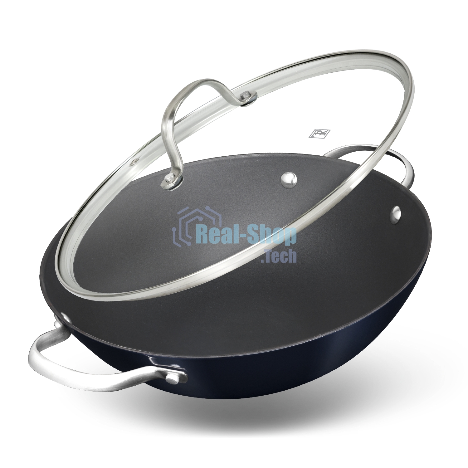 Сковорода Вок чугунная с крышкой TalleR TR-44915 28 см