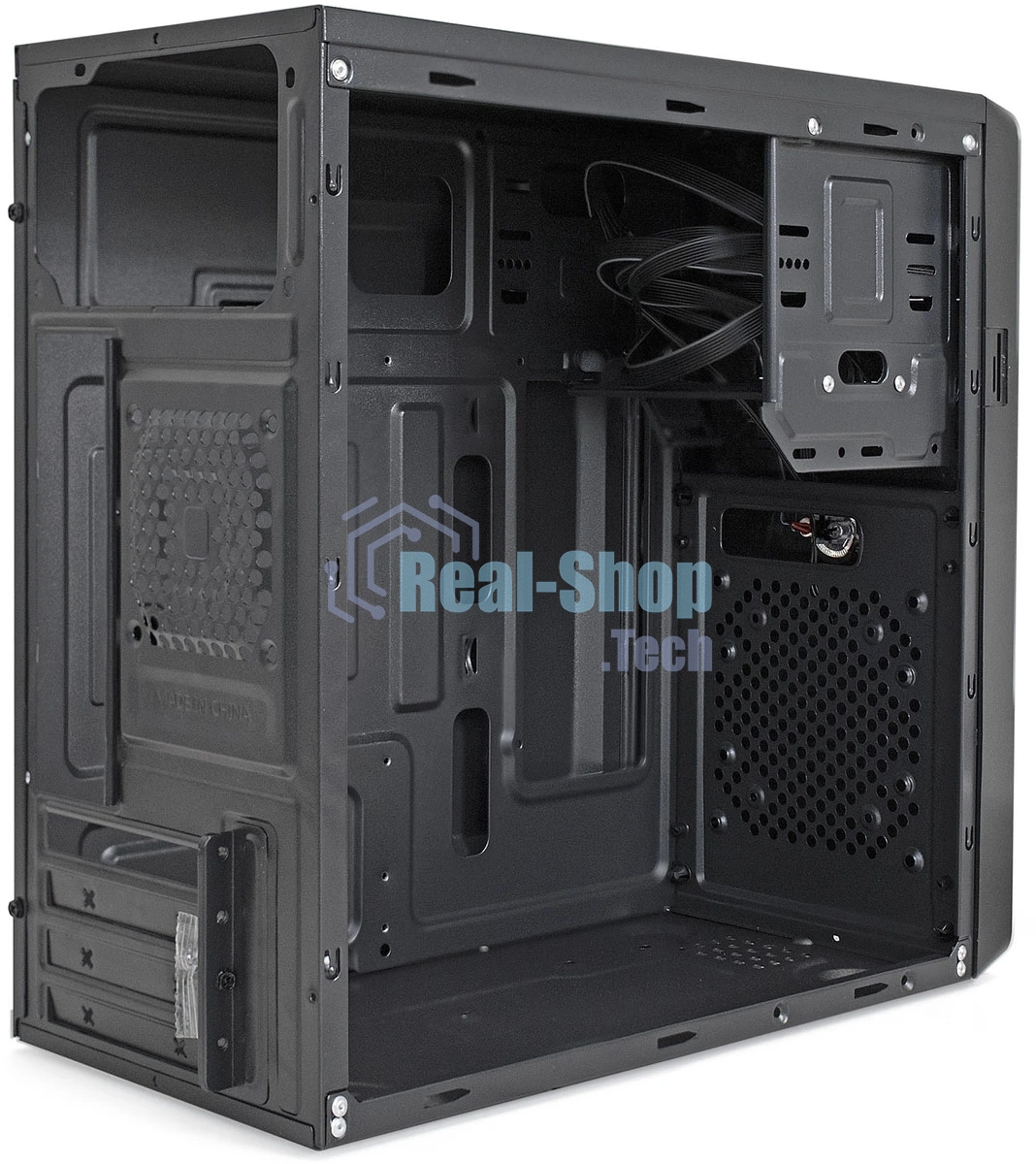 Компьютерный корпус Minitower ExeGate BA-309U2-UNS400 (mATX, БП UNS400 с вент. 12см, 1хUSB+2хUSB 3.0, HD аудио, черный)