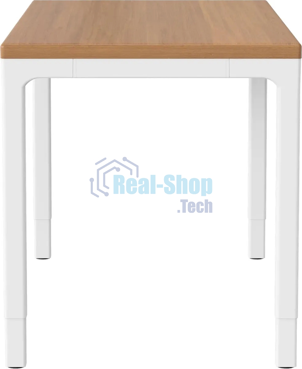 Стол компьютерный Cactus CS-ET-WWD столешница МДФ, белый дуб молочный каркас белый