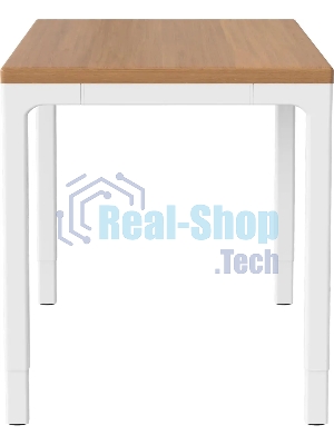 Стол компьютерный Cactus CS-ET-WWD столешница МДФ, белый дуб молочный каркас белый