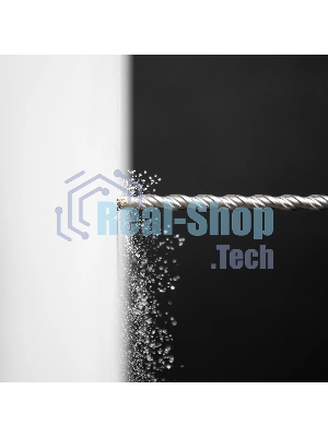 Бур по бетону Denzel двойная спираль, Cobalt W-tip, 12x260 мм, SDS PLUS