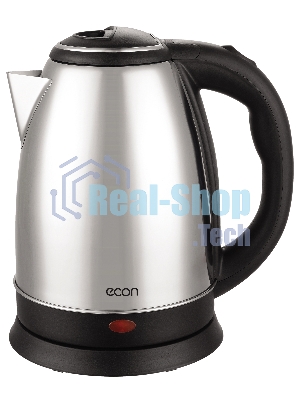 Чайник электрический ECON ECO-1869KE металлический, Мощность 1850 Вт, объем 1.8 литра