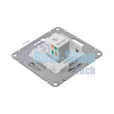 Механизм розетки RJ45 (cat5) EKF UP1-SOA-RJ45-5 алюминий Эпика