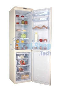 Холодильник DON R-299 BE бежевый мрамор двухкамерный 259/140л морозилка снизу