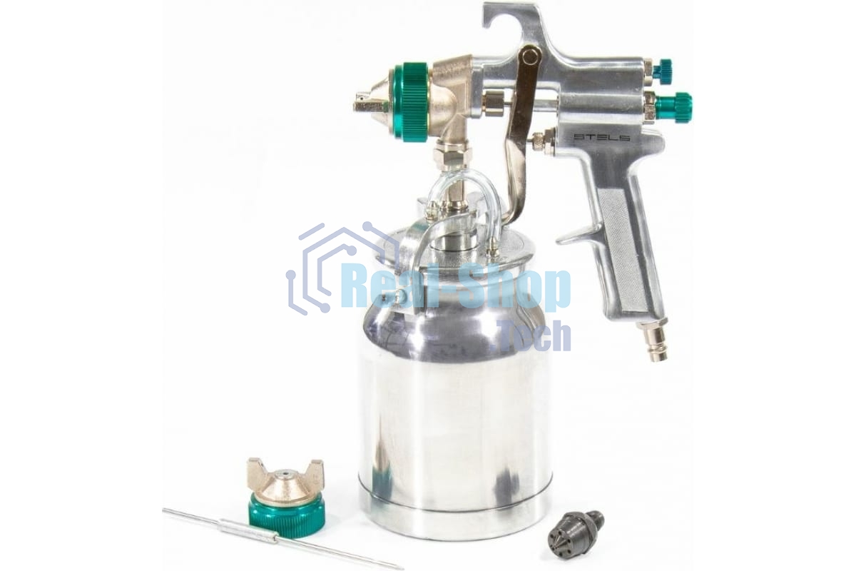 Краскораспылитель STELS -AS 702 НP профессиональный, всасывающего типа, сопло 1,8 мм и 2,0 мм Stels 57364