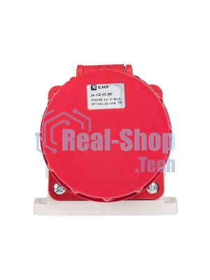 Розетка стационарная наружная EKF 135 ps-135-63-380 63А 380В 3P+РЕ+N IP67